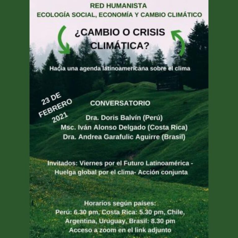 Conversatorio Agenda climática LA Red de ecología social 2021