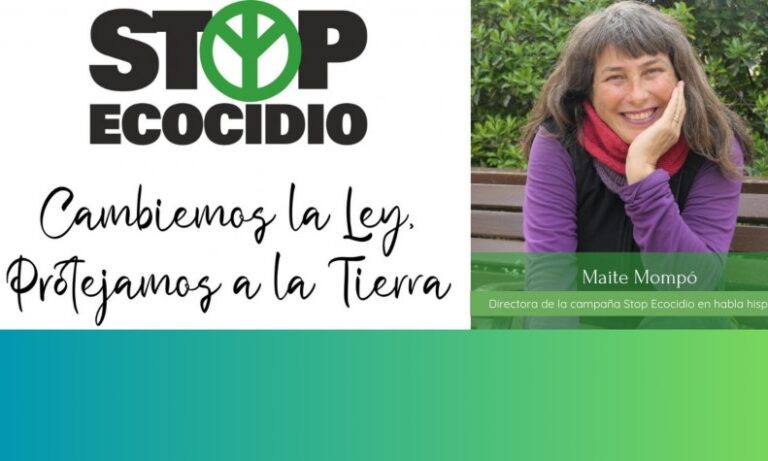 Stop Ecocidio Maite Mompó